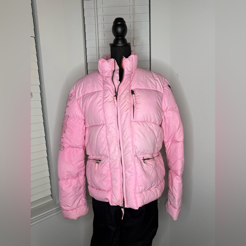 Jet Set Pink Puffer Jacket for Women